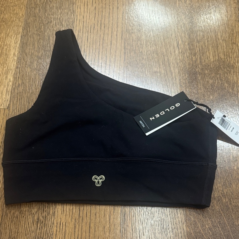 Aritzia Black One-Shoulder Bralette - Picture 3 of 3